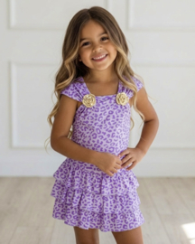 Glam Animal Print Set - paars