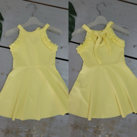 Bow back dress - Yellow