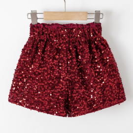 Party glow short - bordeaux