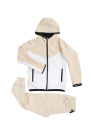 Sand luxe boys set - wit