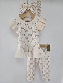 Summer girl designer set - beige