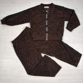Your Lace Bow Tracksuit - bruin