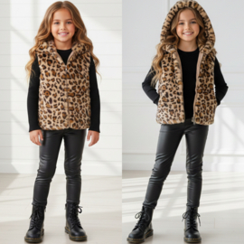 Leopard Cozy Gilet