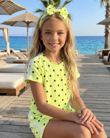 Neon Dot Summer Set - geel