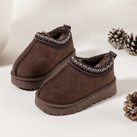 Cozy slides (twinning) - bruin (verzenddatum 25 sep)
