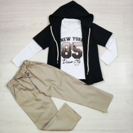 Big City Boys Outfit - zwart/beige