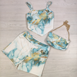 Marble Luxe Set - turquoise