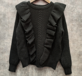 Bring it back sweater - zwart