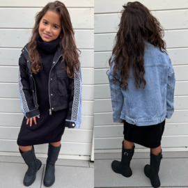 Your little denim jacket - black