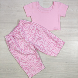 Sunshine Leopard Set - roze