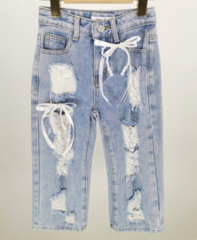 Your distressed jeans