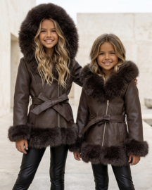 Little Miss Luxe jacket - bruin