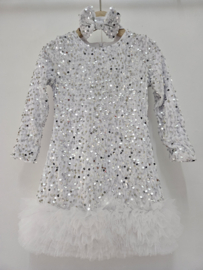 Glamour & tule dress - white
