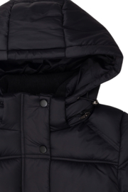 Winter puffer jacket - zwart