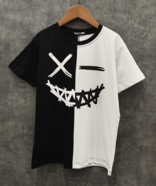 Cross smile tee - wit