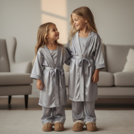 Silky dreams pyjama set - grijs