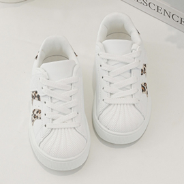 Street star sneakers - wit/leo