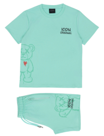 Icon heart bear set - mint (verzenddatum 12 jun)