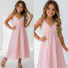 Sparkle Summer Maxi Dress - roze