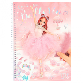 Create your TOPModel kleurboek met stickers BALLET