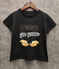 Six Seven Street Tee - zwart
