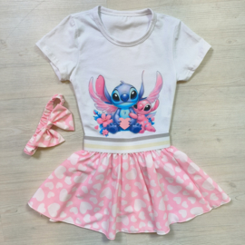 Girly Stitch & hearts set