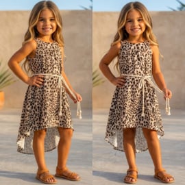 Golden Leopard Summer Dress