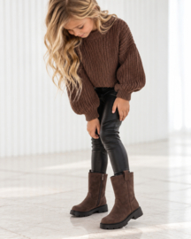 Western Chunky Boots - bruin