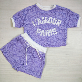 L’Amour Lace Set - paars