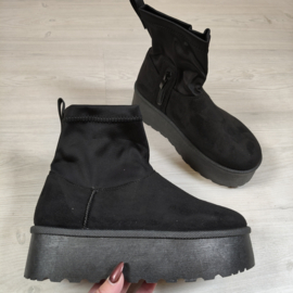My Platform Boots - zwart