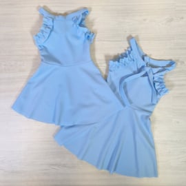 Bow back dress - Blue