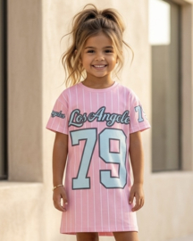 Mint/Pink Los Angeles 79 Jersey Dress