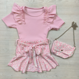 Girly flower set - roze