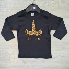 Black leo unicorn longsleeves