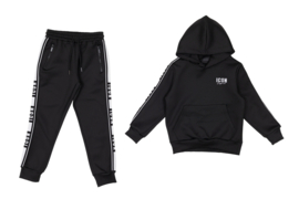 ICON Signature Hoodie Set - zwart/wit (verzenddatum 9 okt)