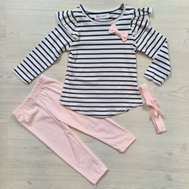 Girly striped set