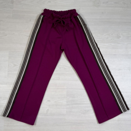 Stay retro pants - bordeaux