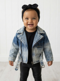 Baby Denim Biker Jacket