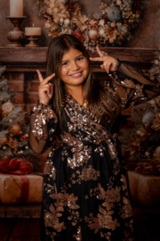 Lovely december dress - zwart