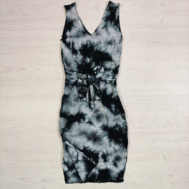 Your Tie Dye Chic Dress - zwart