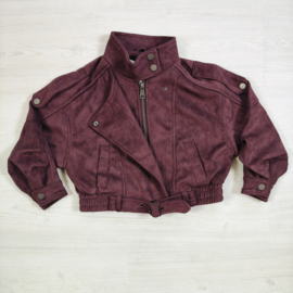 Your Burgundy Biker Jacket