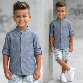 Summer Chic Boys Blouse - denim