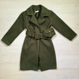 Bagged trenchcoat - Legergroen