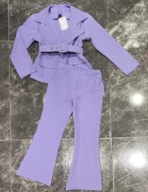 Best blazer set - purple