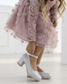 Glittery heels - zilver
