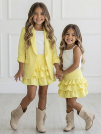 Stylish blazer - geel