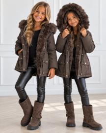 Girls winter parka - Bruin