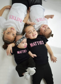 Matties. Pink Shortsleeves - Twinning (gepersonaliseerd)