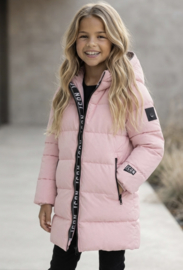 ICON Girls Long Puffer Jacket - lichtroze