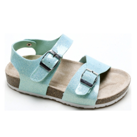 Meisjes sandalen met klittenband - groen